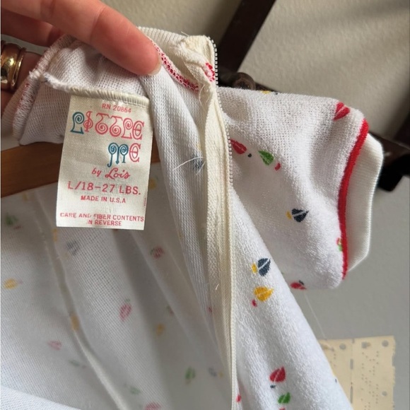 Deadstock Little Me Sailboat Terry Outfit - Picture 3 of 4